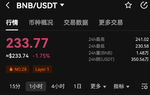 交易员在BNB迷因币暴跌前的惊人获利，回报率高达惊人的1500倍